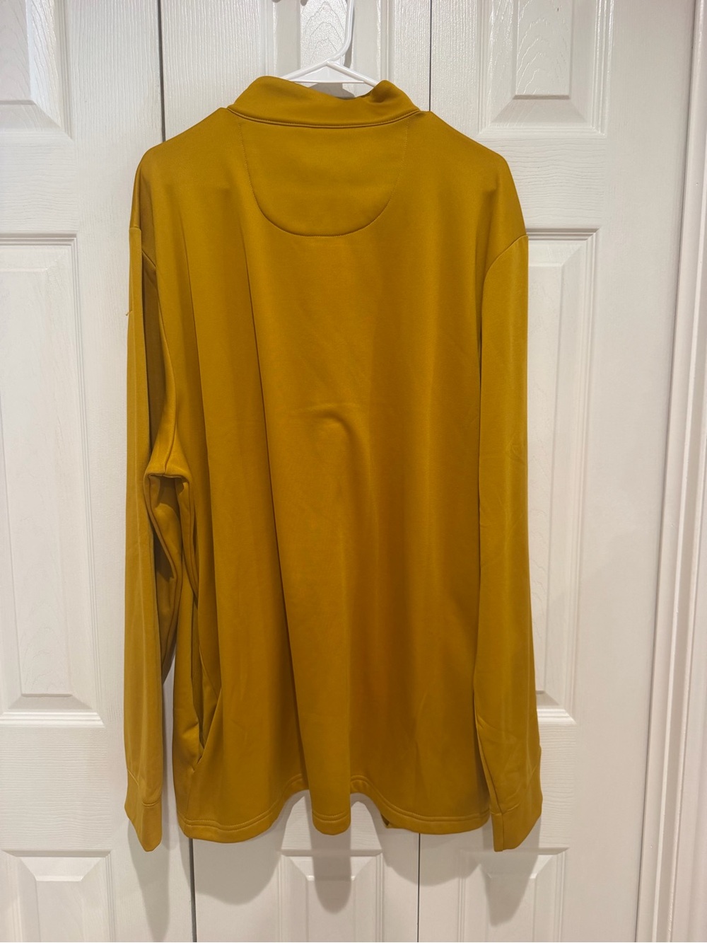Original Penguin Men's Mustard Yellow Quarter-Zip Pullover - Picture 6 of 6